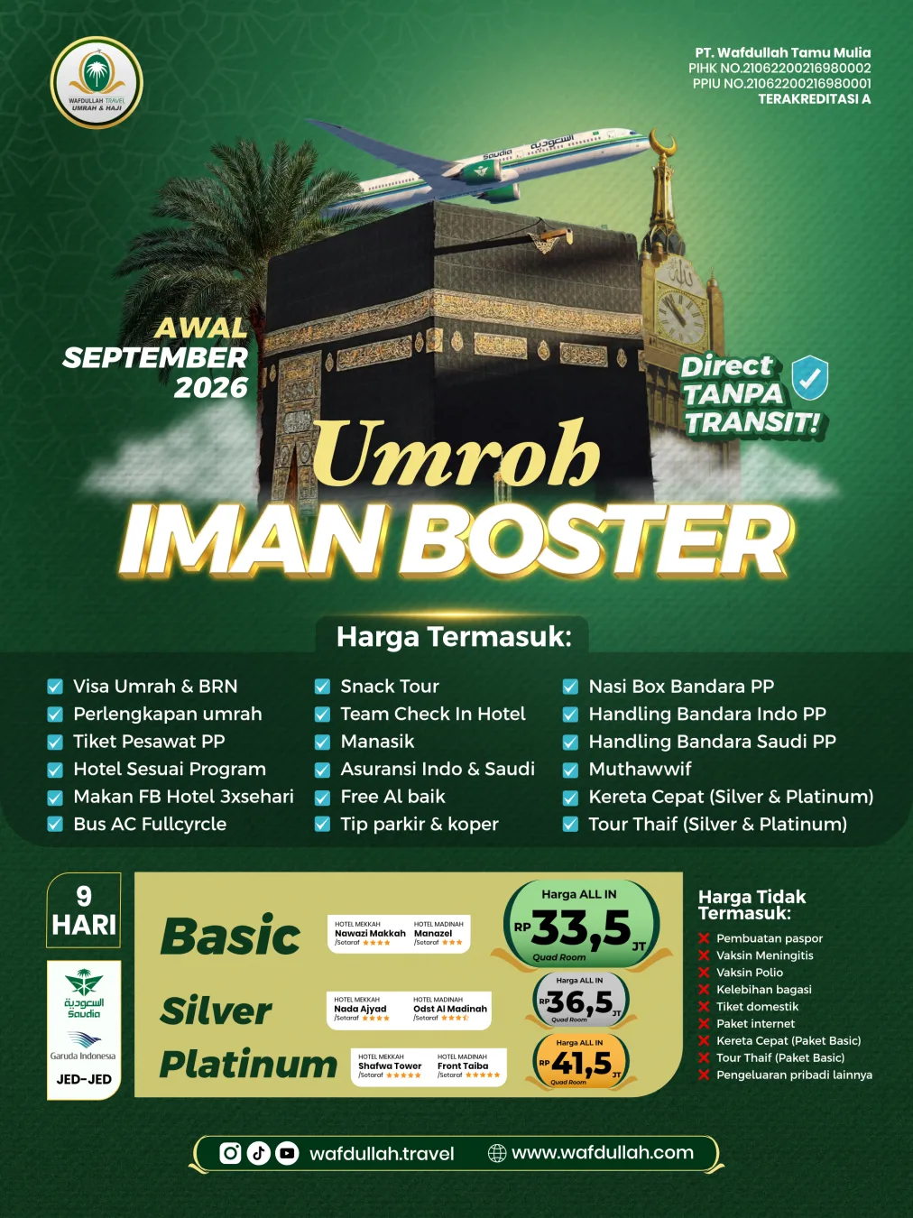 Umroh Iman Boster Silver