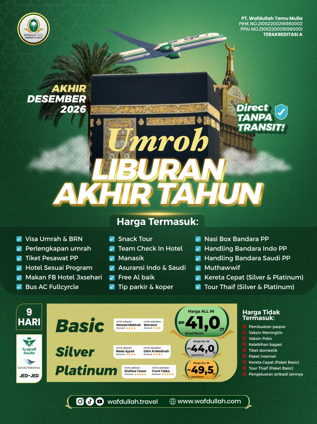 Umroh Liburan Akhir Tahun Basic