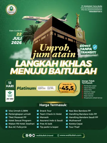 Umroh Jumatain (2X Jum'at) PLATINUM