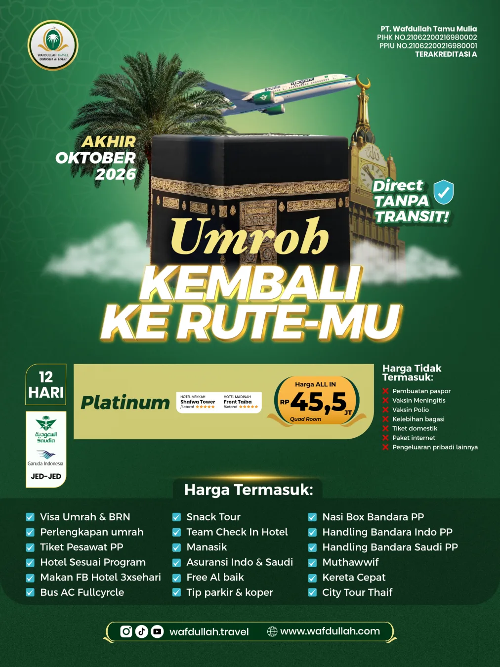 Umroh Kembali ke Rute-mu Platinum