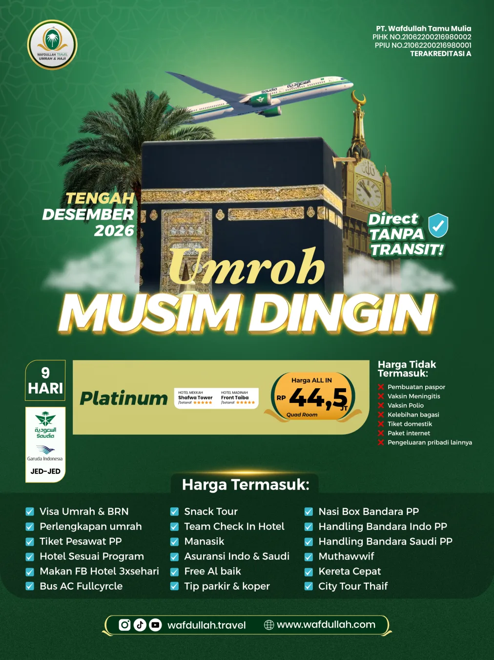 Umroh Musim Dingin Platinum