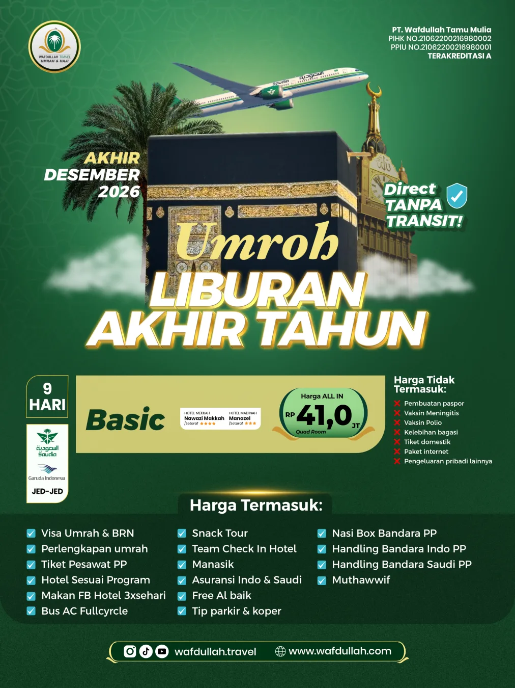 Umroh Liburan Akhir Tahun Basic