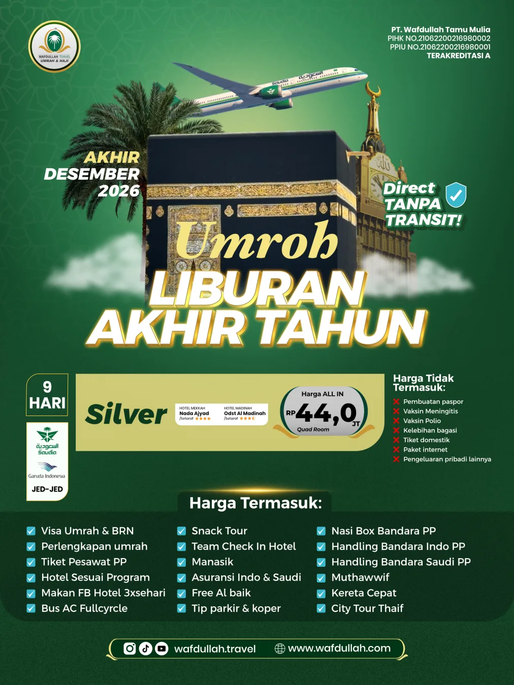 Umroh Liburan Akhir Tahun Silver