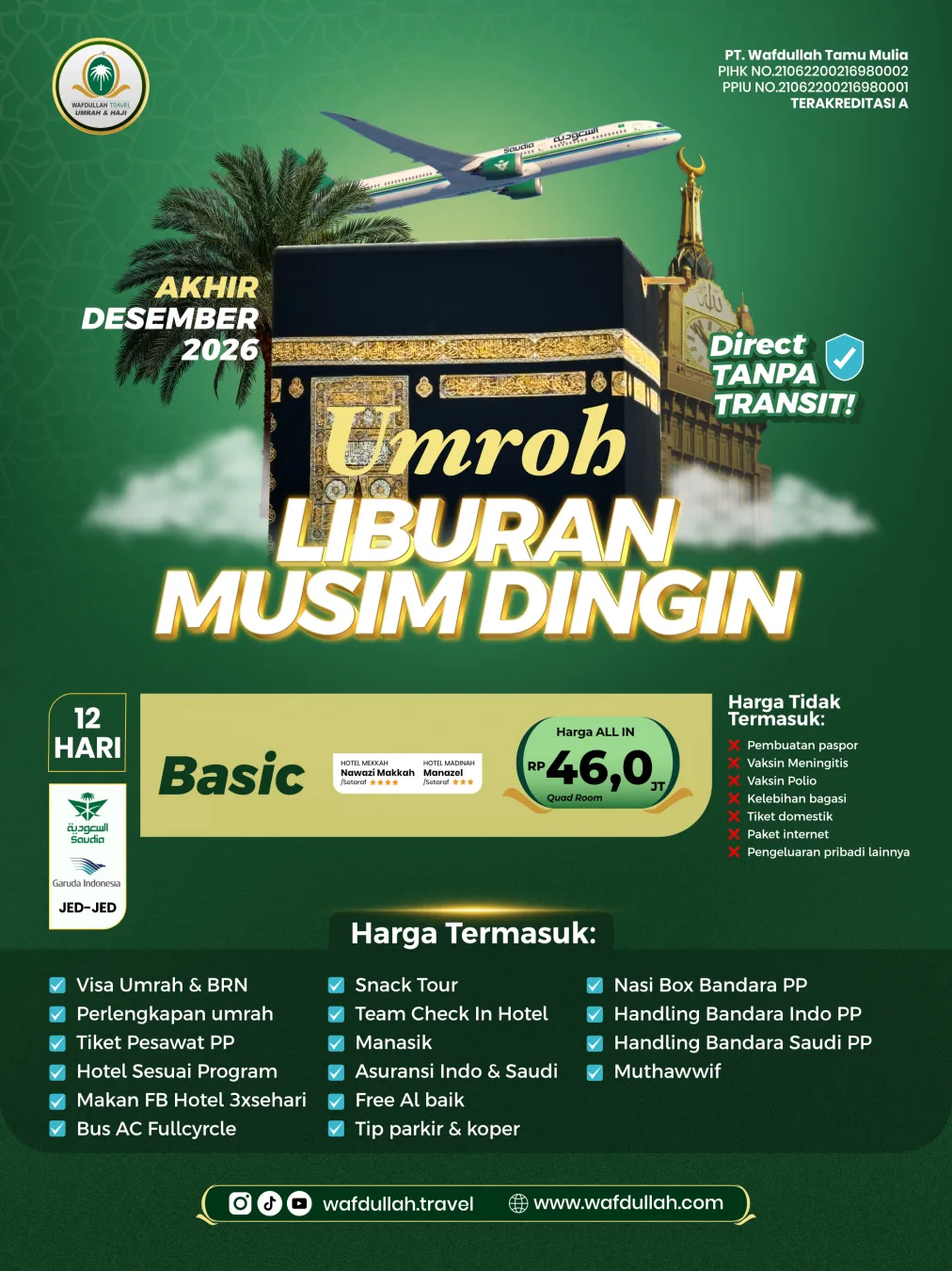 Umroh Liburan Musim Dingin Basic