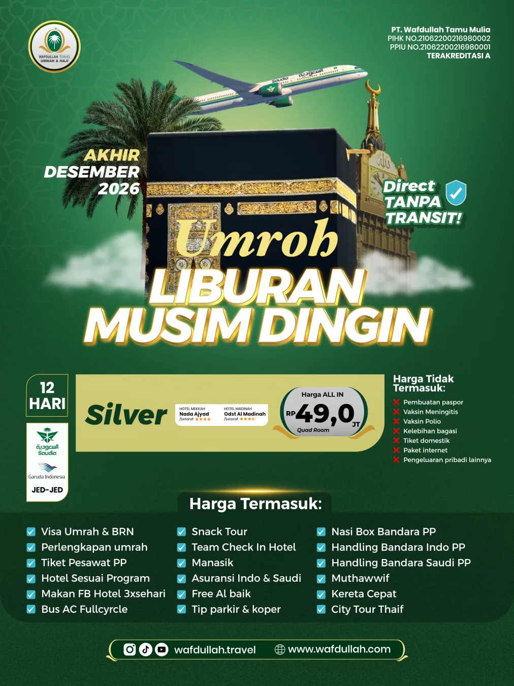 Umroh Liburan Musim Dingin Silver