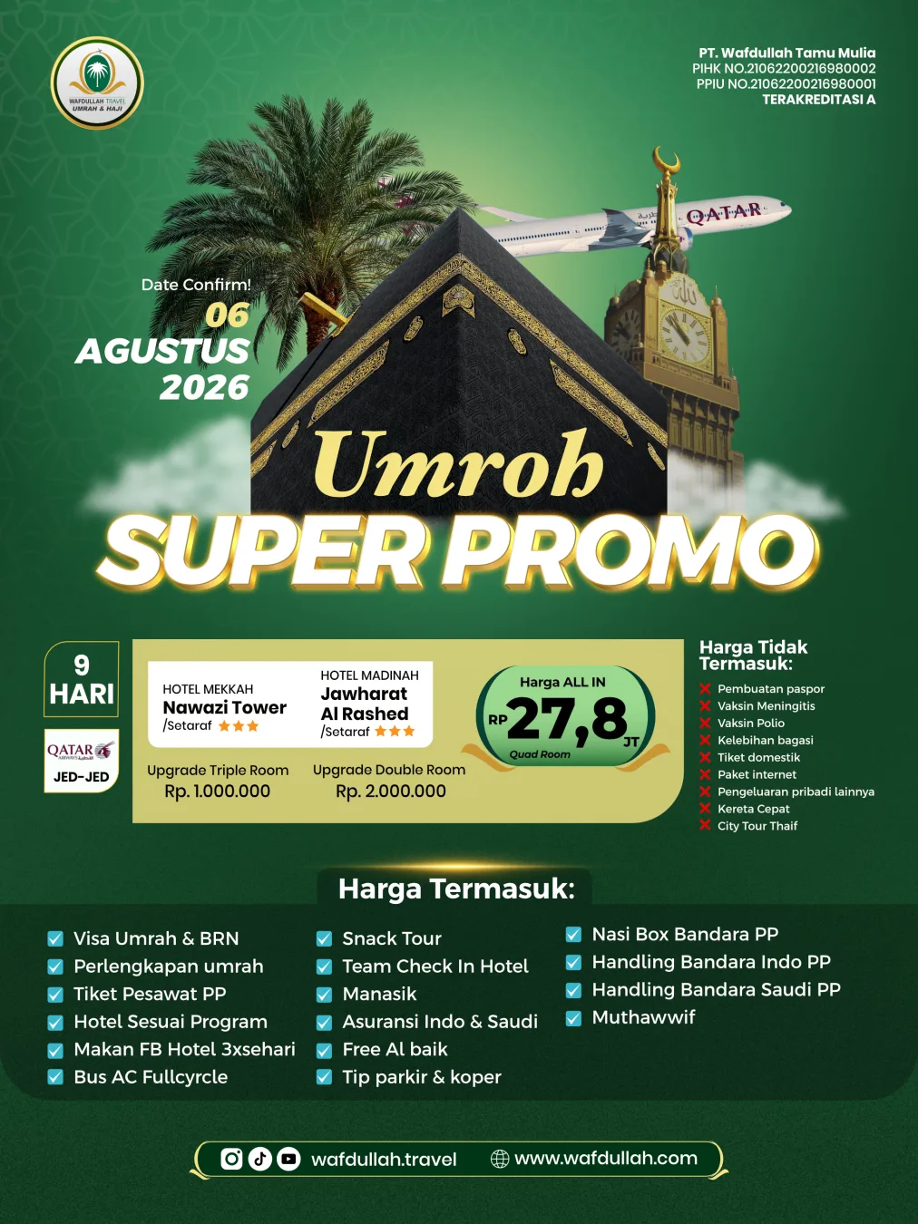 UMROH SUPER PROMO AGUSTUS