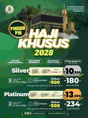 Haji Khusus Pindah PIN 2028 (Transit Flight)