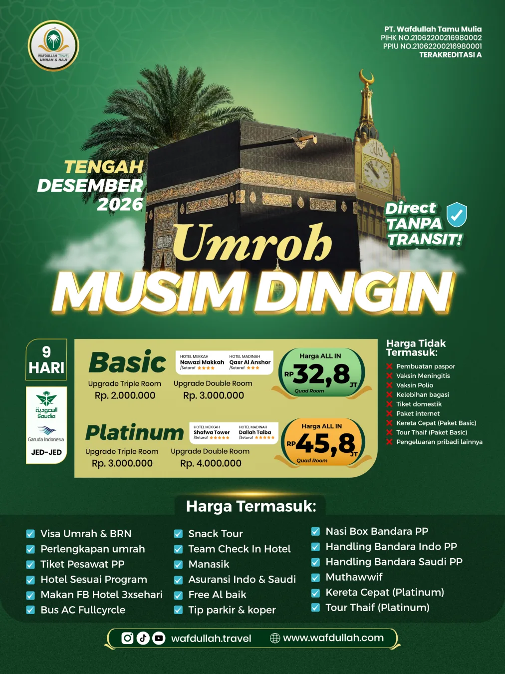 UMROH MUSIM DINGIN BASIC