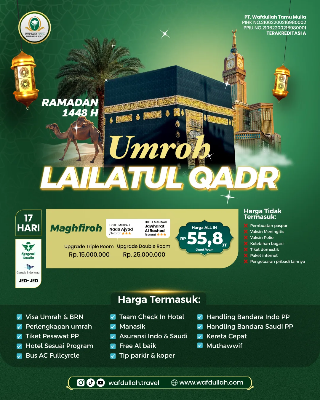 UMROH LAILATUL QADR MAGHFIROH